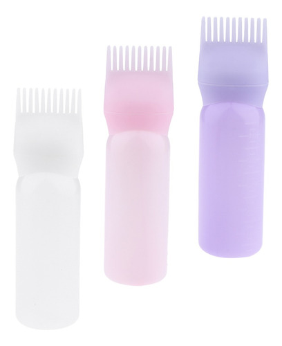 3x Aplicadores De Botella Dispensadora De Tinte Para Cabello