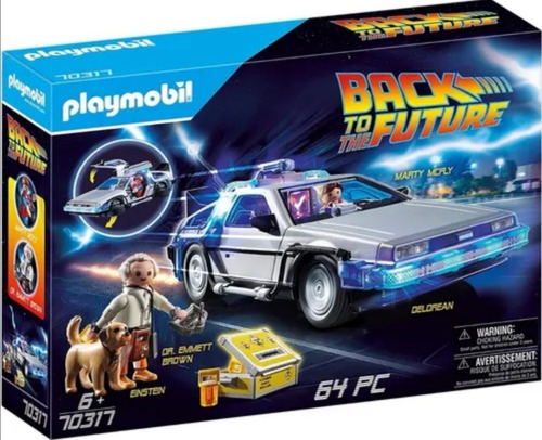 Delorean Volver Al Futuro 64 Pzas Playmobil