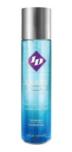 Lubricante Base Agua Hipoalergénico Id Glide 17oz Natural 