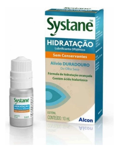 Systane Alcon Hidratação Lubrificante Solução Oftálmico 10ml