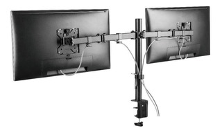 Soporte Brazo Monitor Para 2 Pantallas Lcd Led Escritorio