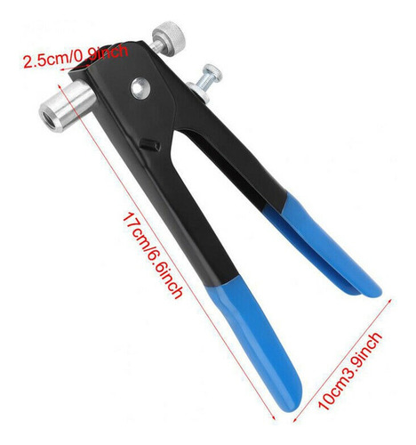 Kit Remachadora Tuerca 86 Piezas M3 A M8 Remache Ciego