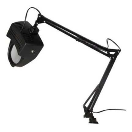Lampara Con Lupa Escualizable Negra Envio Gratis