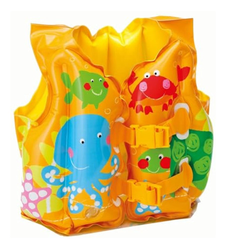 Intex 1 Pack Tropical Buddies Swim Vest #59661ep Ages 3-5 -