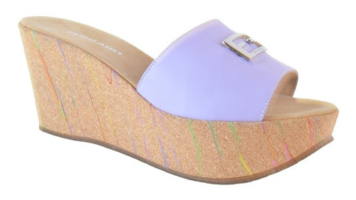 Zuecos Sandalias De Cuero De Mujer Demi - Ferraro