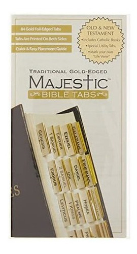 Majestic Traditional Gold-edged Bible Tabs - Claire,, de Claire, El. Editorial Ellie Claire Gifts en inglés