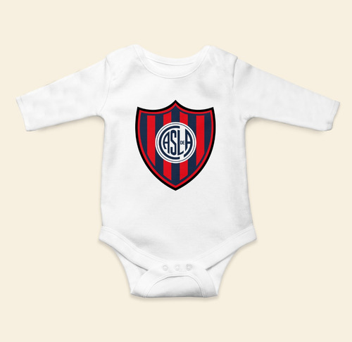 Body Futbol Personalizado San Lorenzo De Almagro Manga Larga