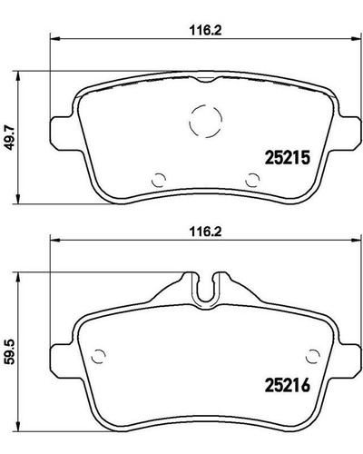 Balata Brembo Cla45 Amg 2.0 2019