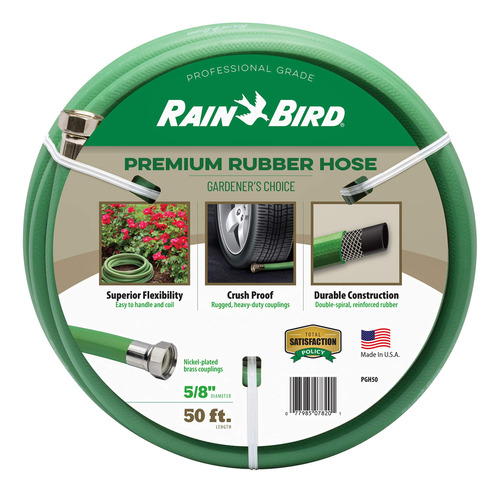 Rain Bird Pgh50 Manguera Jardin Alta Calidad 100% Goma Edpm