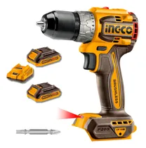 Comprar Taladro Atornillador 1\u002F2 60nm Brushless + 2 Baterias 2ah Color Amarillo