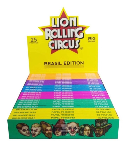 Caixa De Seda Lion Rolling Circus Edição Brasil