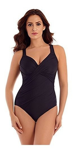 Miraclesuit Traje De Baño Para Mujer Rock Solid Revele Escot