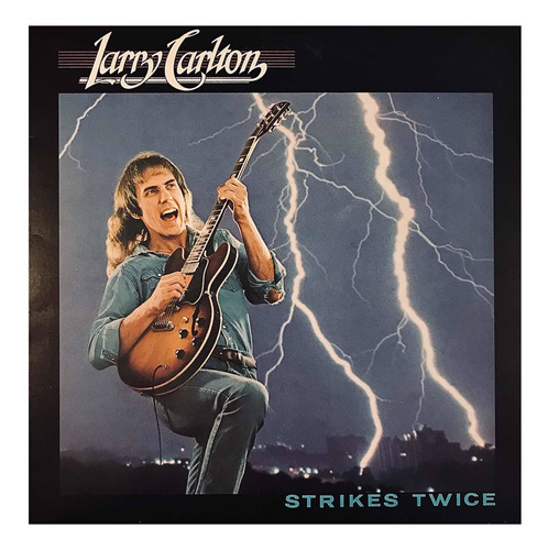 Larry Carlton - Strikes Twice 1a Edición Japón 1980 Lp Usado