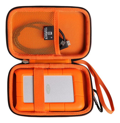 Tourmate Estuche Rígido Compatible Con Lacie Rugged Mini 1.