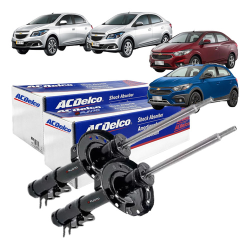 Kit 4 Amortiguadores Chevrolet Onix Prisma Joy