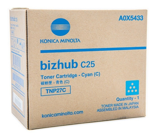Imagen 3 de 3 de Toner Tnp-27c Konica Minolta Original