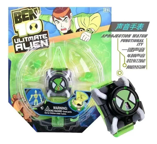 Set De Relojes De Juguete Ben10 Proyección + Sonido