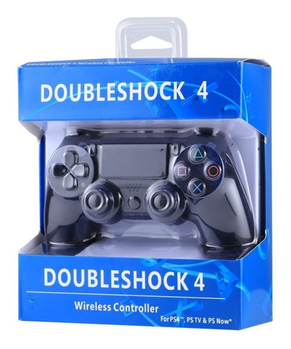Imagen 3 de 3 de Joystick inalámbrico Toptecnouy PS4 inalámbrico negro