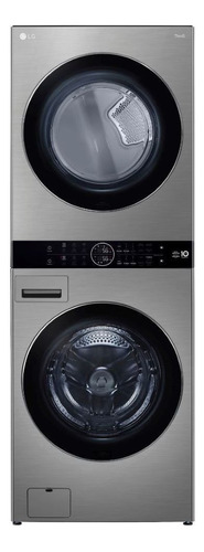 Lava E Seca Smart LG 17kg Wash Tower Com Inteligência Arti Cor Aço escovado