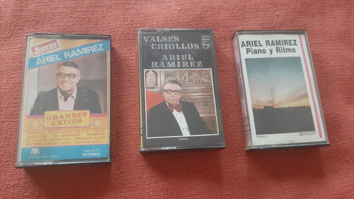 3 Cassette De Ariel Ramirez En Caja