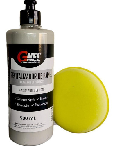 Revitalizador De Plásticos Interno Automotivo Gnel 500ml