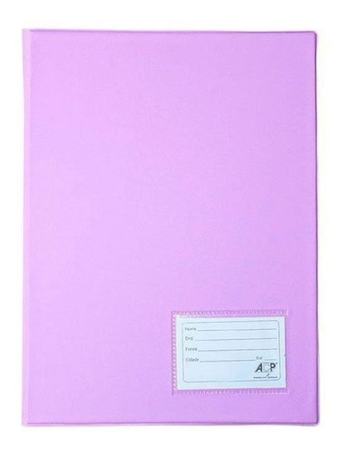Pasta Catálogo Lilás A4 Com Visor E 20 Envelopes Acp 01un