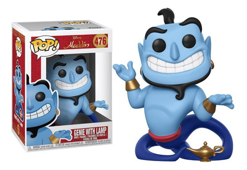 Boneco Aladdin Genie With Lamp Disney Pop Funko 476 Original