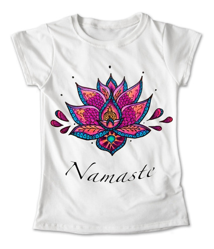 Blusa Yoga Namaste Playera Colores Flores Niña #241