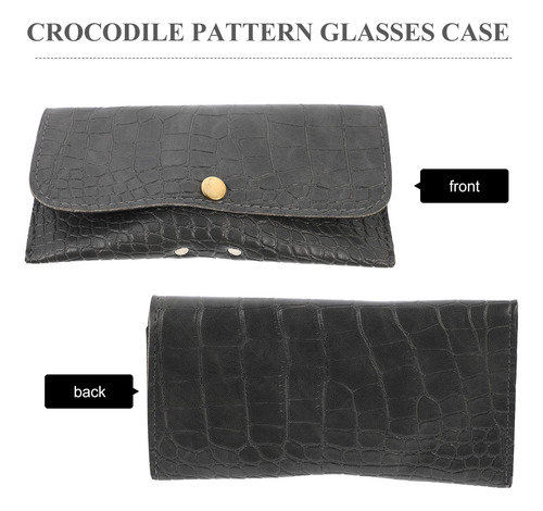 Funda De Piel Con Estampado Para Gafas Creative Fashion Wall