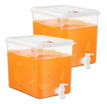 Comprar Paquete De 2 Dispensadores De Bebidas 9.5 Litros Con Grifo
