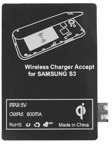 Tarjeta Receptor Qi Carga Inalambrica Para Samsung S3 I9300