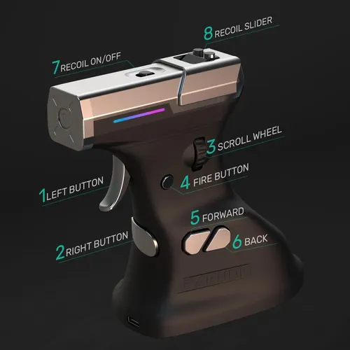 Ergostrike7 Rato Gaming Vertical Con Recoil Y 26000 Dpi | MercadoLivre