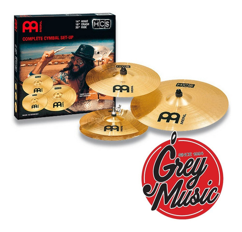 Platillos Meinl Hcs 14  + 16  + 20  Complete Cymbal Set-up