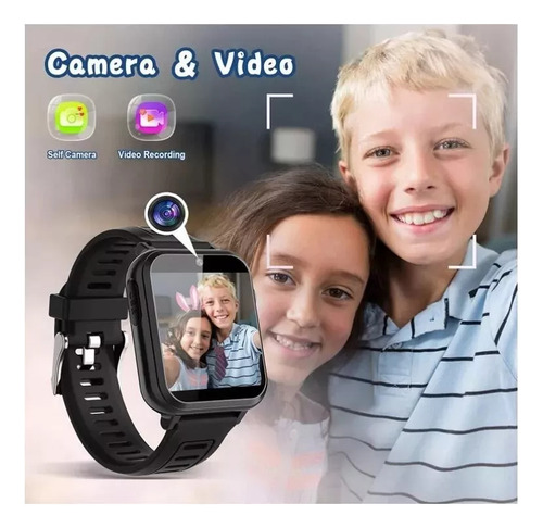 Reloj Inteligente Para Niños Con 24 Juegos De Rompecabezas,