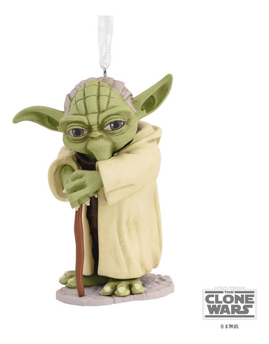 Hallmark Star Wars: The Clone Wars Yoda Adorno Navideño