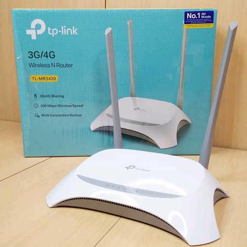 Módem Router Tp Link Mr3420 300mbps Wifi Usb Pendrive 