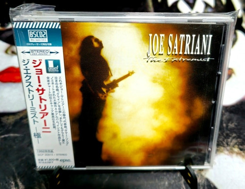 Cd Joe Satriani The Extremist Bscd2 Japón Con Obi Impecable 