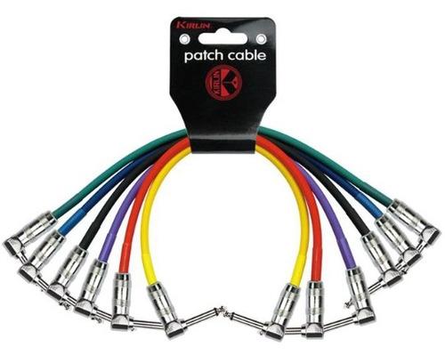 Set Cables Kirlin Ipv6-243 Pedales Efectos Guitarra Bajo /