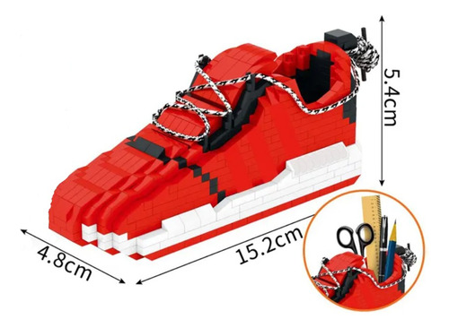 Set Kit Bloques De Construcción 3d Sneakers Miniblok Armable 670