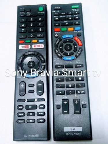 Control Remoto Tv Sony Bravia Smart Tv 