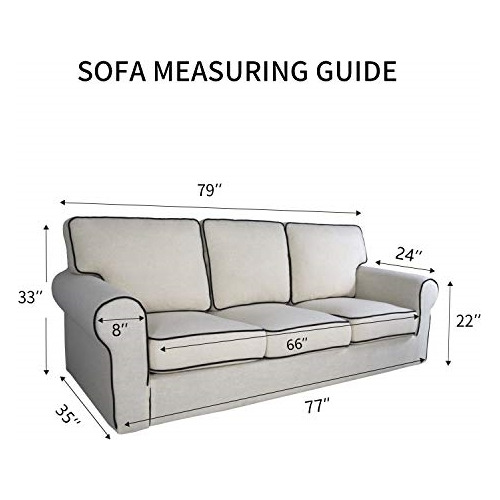 Funda Elástica Para Sofá, Lavable, Licra, Marrón