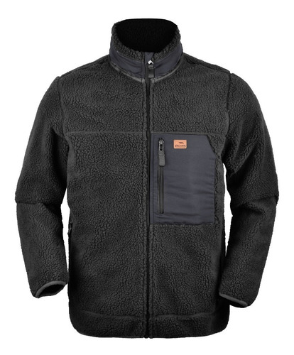 Imagen 2 de 10 de Chaqueta Sherpa Hombre Térmica Brüggen Lenga® Cierres Ykk®