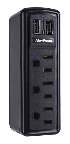 Multicontacto Supresor Picos 3 Salidas Nema 2 Usb Cyberpower