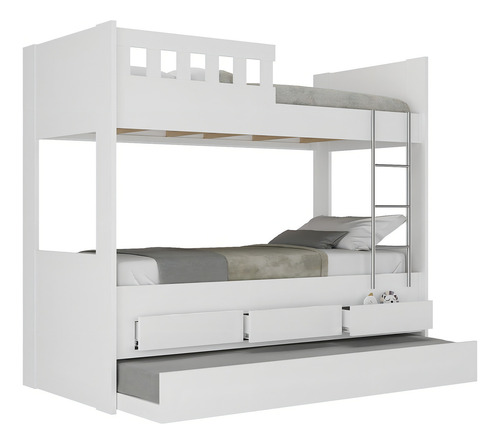 Treliche Infantil/juvenil Com 3 Gavetas 100% Mdf Wt
