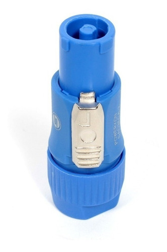 Ficha Conector Powercon Entrada Azul - Seetronic Sac3fca