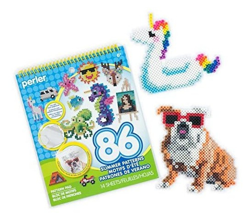 Bloc De Instrucciones Perler Para Fusibles, 86 Patrones, Sum