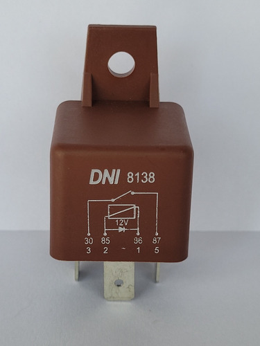 Relay Auxiliar C/diodo Dni 8138, 50a - Renault - 12v - 4term