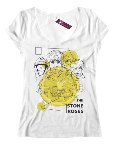 Remera Mujer The Stone Roses Rp433 Dtg Premium