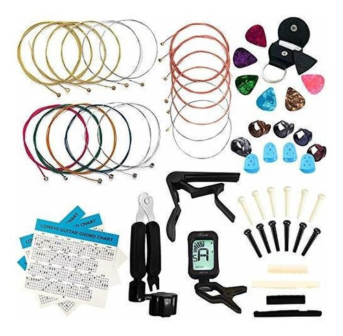 El Kit De Accesorios Para Guitarra Lomeve Incluye Cuerdas De