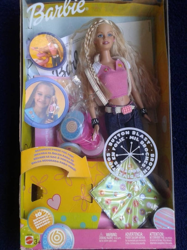 Barbie Mil Broches Como Nueva En Su Caja 